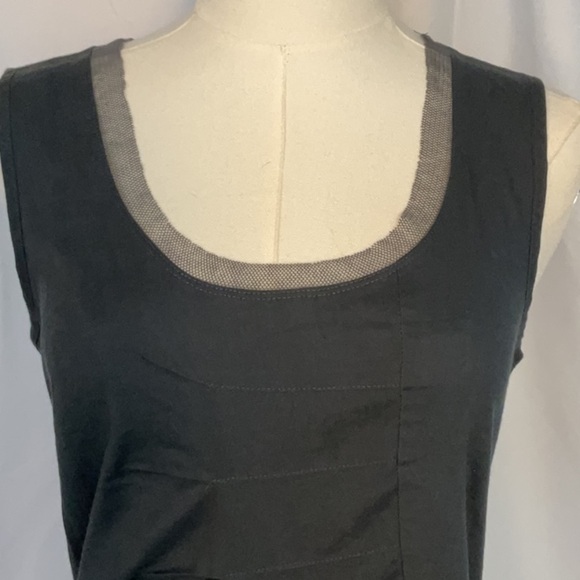 Porto pleated drape sheath in gray Size 0 - Picture 2 of 5